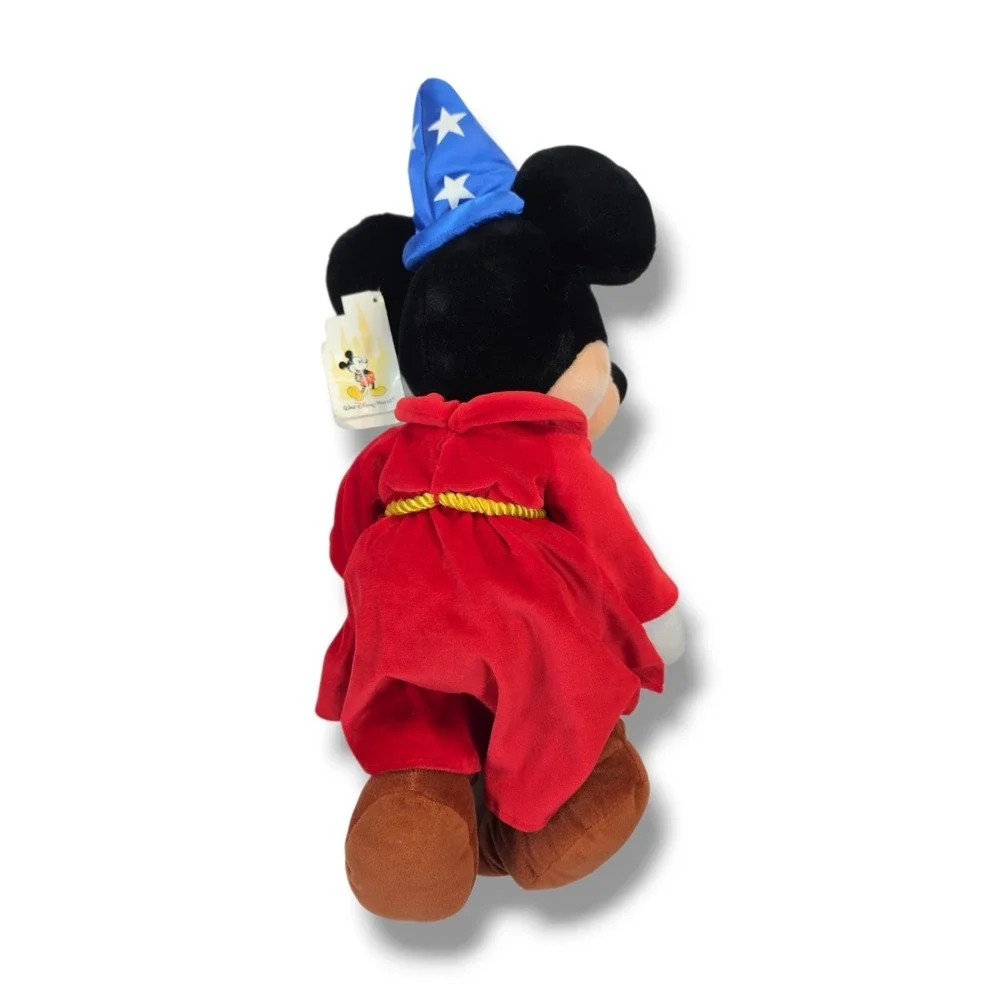 VTG Walt Disney World SORCERER Mickey Mouse 20 Inch Stuffed Toy Plush Y2K 2000